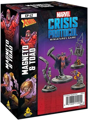 FFGCP42 Marvel Crisis Protocol Miniatures Game: Magneto And Toad Expansion published by Atomic Mass Games