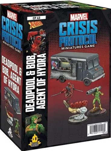 FFGCP45 Marvel Crisis Protocol Miniatures Game: Deadpool And Bob Expansion published by Atomic Mass Games