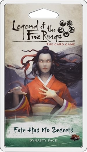 FFGL5C06 Legend Of The Five Rings LCG: Fate Has No Secrets Dynasty Pack published by Fantasy Flight Games
