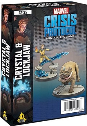 FFGMSG35 Marvel Crisis Protocol Miniatures Game: Crystal And Lockjaw Expansion published by Fantasy Flight Games