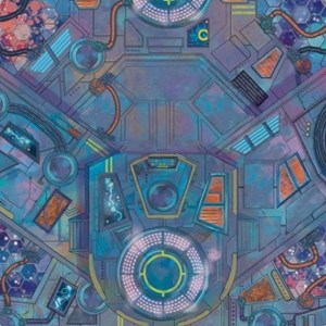 FFGMSGA03 Marvel Crisis Protocol Miniatures Game: Cosmic Game Mat published by Atomic Mass Games