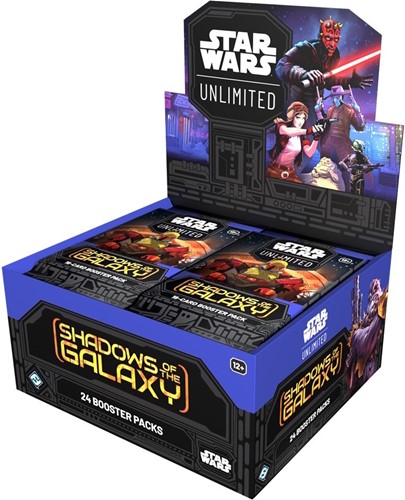 Star Wars: Unlimited Shadows Of The Galaxy Booster Display