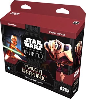 2!FFGSWH0303 Star Wars: Unlimited Twilight Of The Republic Two-Player Starter (Ahsoka Tano Vs General Grievous) published by Fantasy Flight Games