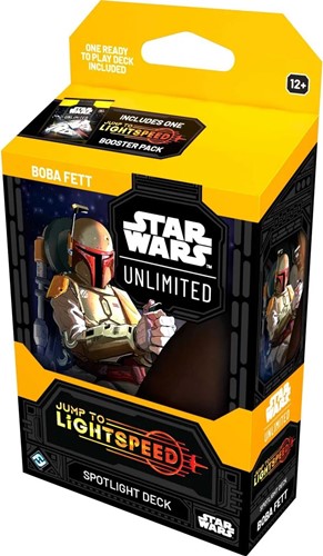 FFGSWH0410S1 Star Wars: Unlimited Jump To Lightspeed Boba Fett Spotlight Deck published by Fantasy Flight Games