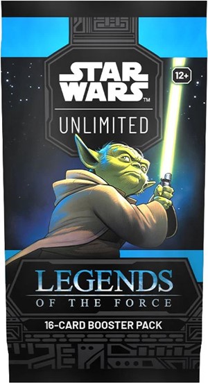 FFGSWH0502S Star Wars: Unlimited Legends Of The Force Booster Pack published by Fantasy Flight Games
