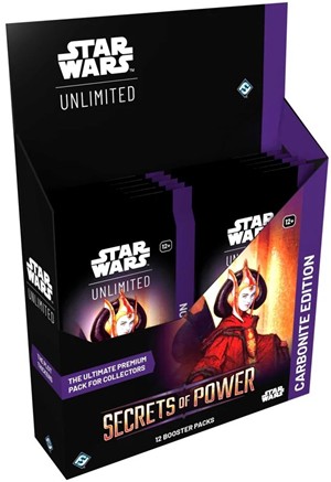 2!FFGSWH0606 Star Wars: Unlimited Secrets Of Power Carbonite Booster Display published by Fantasy Flight Games