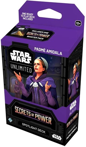 2!FFGSWH0610S1 Star Wars: Unlimited Secrets Of Power Padme Amidala Spotlight Deck published by Fantasy Flight Games
