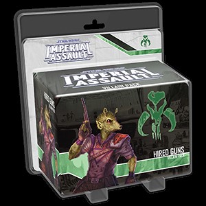 FFGSWI16 Star Wars Imperial Assault: Hired Guns Villain Pack published by Fantasy Flight Games