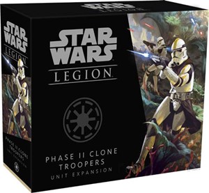 FFGSWL61 Star Wars Legion: Phase II Clone Troopers Unit Expansion published by Fantasy Flight Games