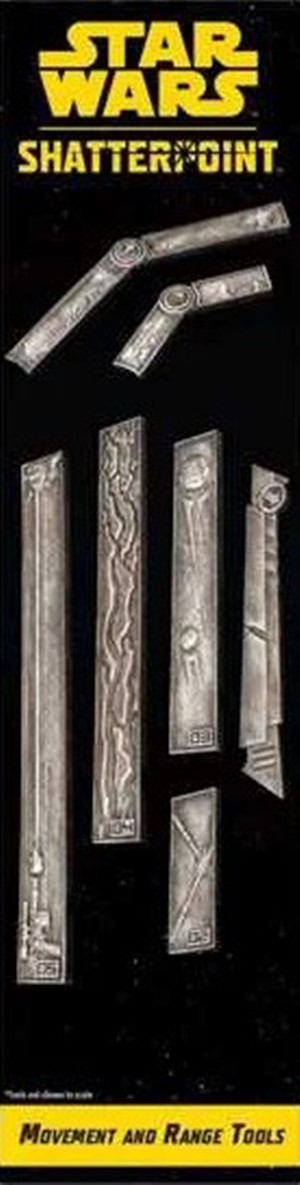 3!FFGSWP100 Star Wars: Shatterpoint: Range And Movement Tools published by Fantasy Flight Games