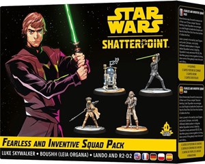 FFGSWP22 Star Wars: Shatterpoint: Fearless And Inventive (Jedi Luke Skywalker Squad Pack) published by Fantasy Flight Games