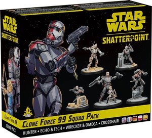 2!FFGSWP38 Star Wars: Shatterpoint: Clone Force 99 - Bad Batch Squad Pack published by Fantasy Flight Games