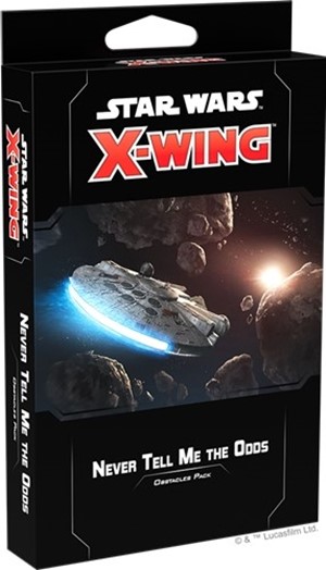 FFGSWZ64 Star Wars X-Wing 2nd Edition: Never Tell Me The Odds Obstacles Pack published by Fantasy Flight Games