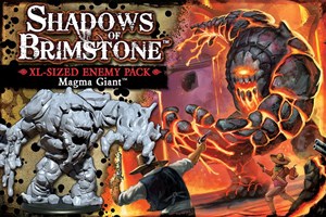 FFP07E19 Shadows Of Brimstone Board Game: Magma Giant XL Enemy Pack published by Flying Frog Productions