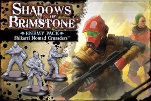 FFP07E25 Shadows Of Brimstone Board Game: Shikarri Nomad Crusaders Hero Pack published by Flying Frog Productions