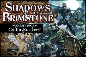 FFP07E29 Shadows of Brimstone Board Game: Coffin Breakers Enemy Pack published by Flying Frog Productions
