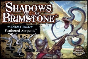FFP07E31 Shadows of Brimstone Board Game: Feathered Serpents Enemy Pack published by Flying Frog Productions