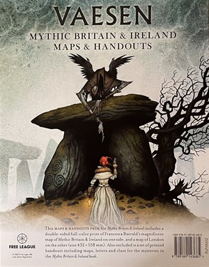 2!FLFVAS12 Vaesen Nordic Horror RPG: Mythic Britain And Ireland Maps And Handouts published by Free League