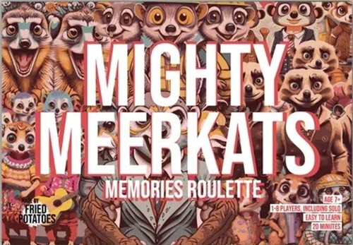 FRIMMMR Mighty Meerkats Memory Roulette Card Game published by Fried Potatoes