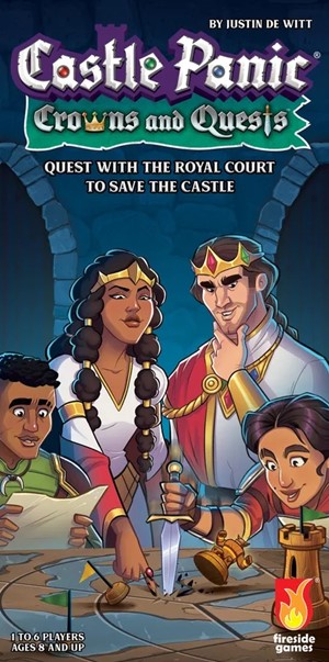 2!FSD1020 Castle Panic Board Game: 2nd Edition Crowns And Quests Expansion published by Fireside Games