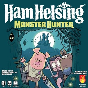 2!FSD1023 Ham Helsing Board Game published by Fireside Games