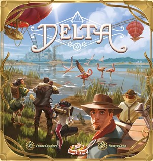 2!GAB494210 Delta Board Game published by Game Brewer