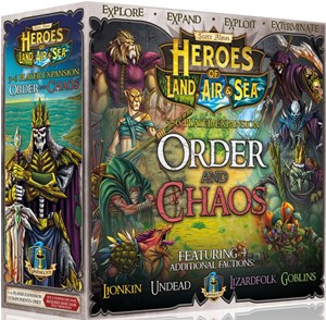 GAM802 Heroes Of Land Air And Sea Board Game: Order And Chaos Expansion published by Gamelyn Games
