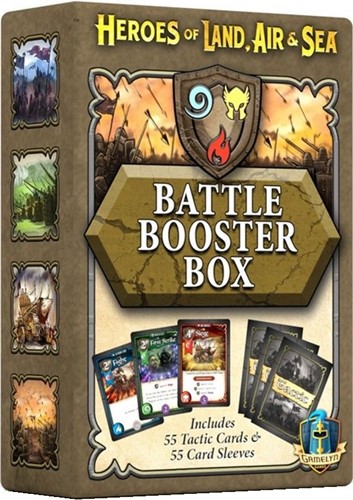 GAMHLASA06 Heroes Of Land Air And Sea Board Game: Battle Booster Box published by Gamelyn Games