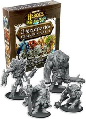 GAMP201 Heroes Of Land Air And Sea Board Game: Mercenaries Pack 1 published by Gamelyn Games