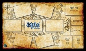 GAMT401TEDMAT Tiny Epic Defenders Card Game: Game Mat published by Gamelyn Games