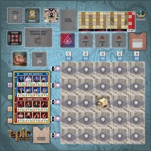 2!GAMTECA01 Tiny Epic Crimes Card Game: Game Mat published by Gamelyn Games