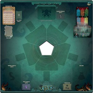 3!GAMTECTA01 Tiny Epic Cthulhu Card Game: Game Mat published by Gamelyn Games