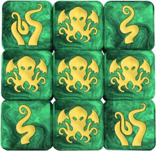 GAMTECTA03 Tiny Epic Cthulhu Card Game: 9 Extra Dice Set published by Gamelyn Games