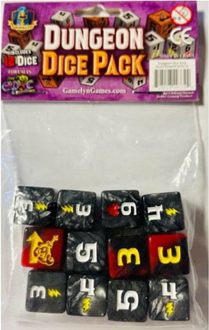 GAMTEDUA05 Tiny Epic Dungeons Card Game: Extra Dice Pack published by Gamelyn Games