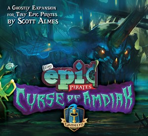 GAMTEPCA Tiny Epic Pirates Card Game: Curse Of Amdiak Expansion published by Gamelyn Games