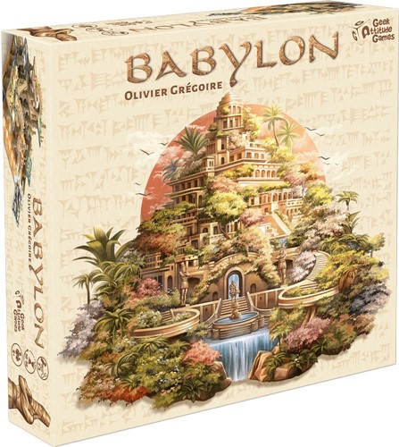 GATBAB01EN Babylon Board Game published by Geek Attitude Games