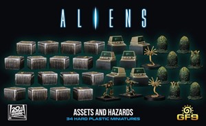 2!GFNALIENS15 Aliens Board Game: Assets And Hazards Expansion published by Gale Force Nine