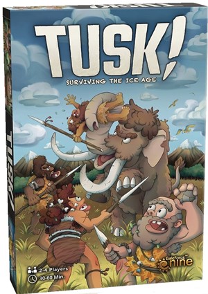 2!GFNCAV01 Tusk Board Game: Surviving The Ice Age published by Gale Force Nine