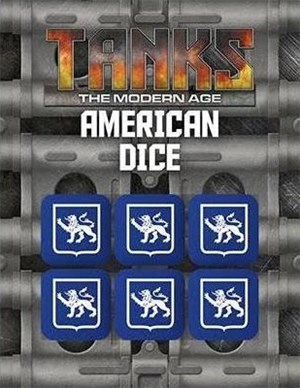 GFNMTANKS16 Tanks Skirmish Game: The Modern Age US Dice Set published by Gale Force Nine
