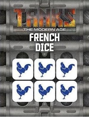 GFNMTANKS20 Tanks Skirmish Game: The Modern Age French Dice Set published by Gale Force Nine