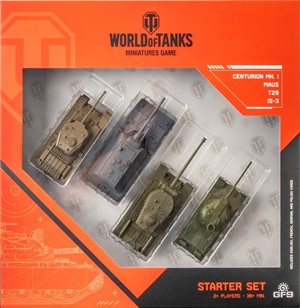 GFNWOT01UP World Of Tanks Miniature Game: Starter Set (Maus, T29, IS-3, Centurion) published by Gale Force Nine