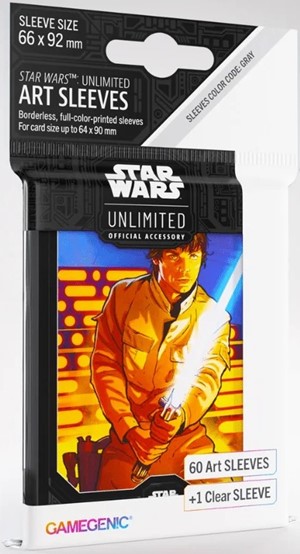 GGS15030ML Star Wars: Unlimited Art Sleeves - Luke Skywalker published by Gamegenic