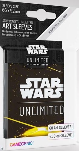 GGS15056ML Star Wars: Unlimited Art Sleeves - Space Yellow published by Gamegenic