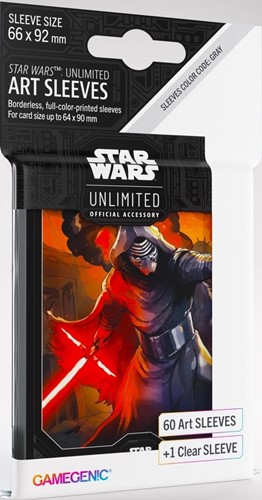 GGS15058ML Star Wars: Unlimited Art Sleeves - Kylo Ren published by Gamegenic