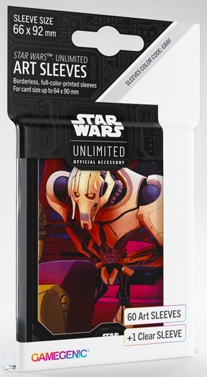 2!GGS15060ML Star Wars: Unlimited Art Sleeves - General Grievous published by Gamegenic