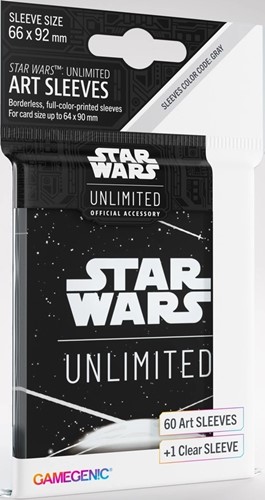 GGS15063ML Star Wars: Unlimited Art Sleeves - Card Back White published by Gamegenic