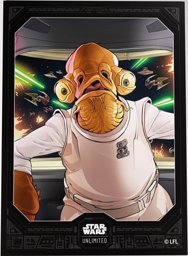 GGS15075ML Star Wars: Unlimited Art Sleeves - Admiral Ackbar published by Gamegenic