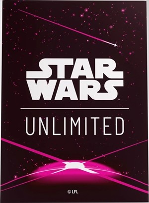 3!GGS15076ML Star Wars: Unlimited Art Sleeves - Card Back Magenta published by Gamegenic