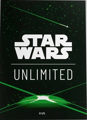 2!GGS15080ML Star Wars: Unlimited Art Sleeves - Card Back Green published by Gamegenic