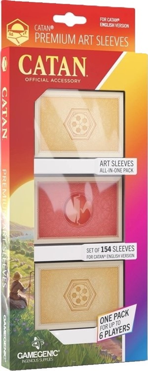 3!GGS15086ML Catan Board Game: Premium Art Sleeves published by Gamegenic